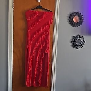 Red dress